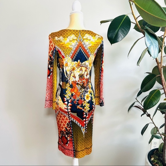 Adriana Barra Brazilian designer Buddhist print dress - Picture 3 of 7